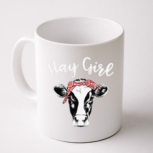 Hay  Farmer Funny Cattle Cow Farm Lovers Coffee Mug