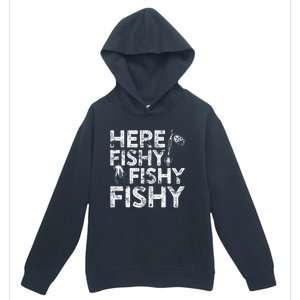 Here Fishy Fishy Fishy Fisherman Urban Pullover Hoodie