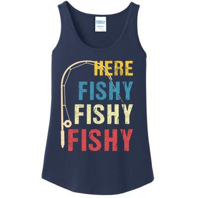 Here Fishy Fishy Fishy Ladies Essential Tank