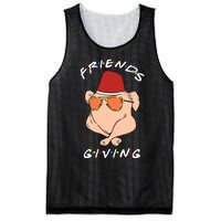 Happy Friendsgiving Funny Turkey Friends Giving Thanksgiving Mesh Reversible Basketball Jersey Tank