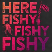Here Fishy Fishy Fishy Gift Fisher Gifcool Gift Hat