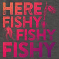 Here Fishy Fishy Fishy Gift Fisher Gifcool Gift Vector Backpack