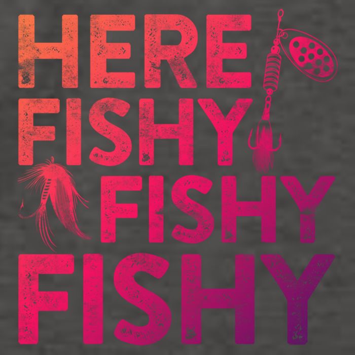 Here Fishy Fishy Fishy Gift Fisher Gifcool Gift Vector Backpack