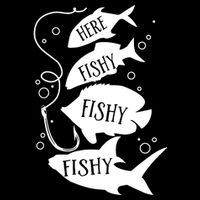 Here Fishy Fishy Fishing Lover City Backpack