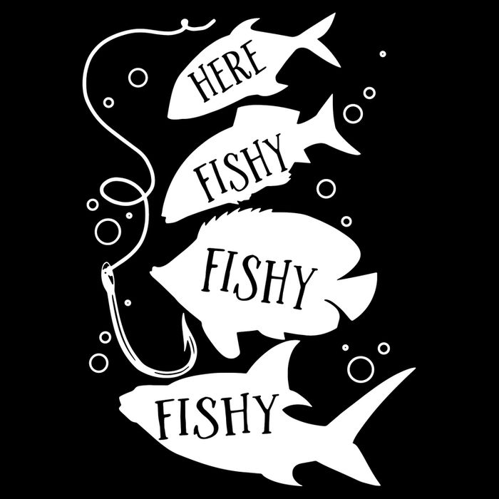 Here Fishy Fishy Fishing Lover Impact Tech Backpack