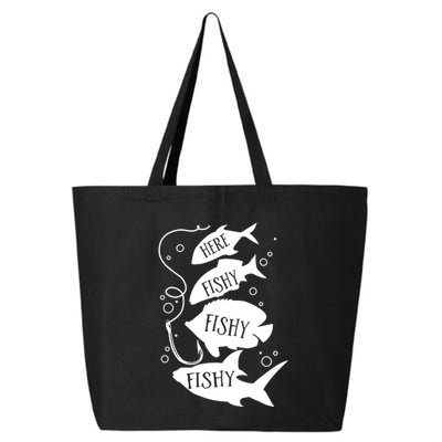 Here Fishy Fishy Fishing Lover 25L Jumbo Tote