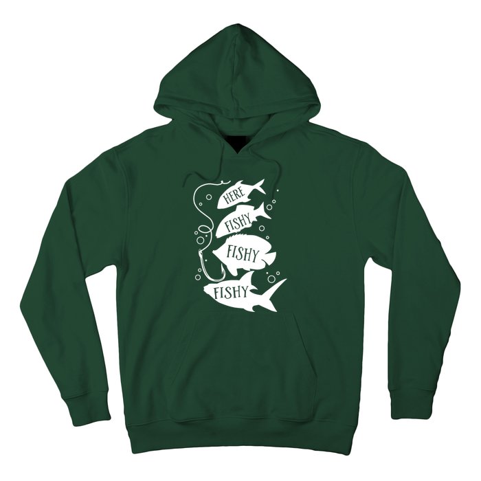 Here Fishy Fishy Fishing Lover Hoodie