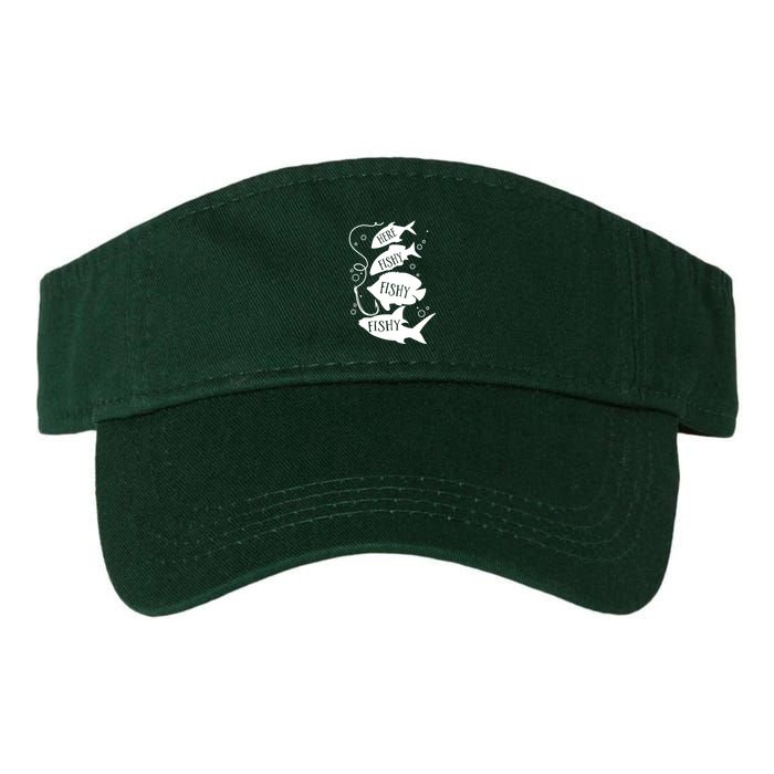 Here Fishy Fishy Fishing Lover Visor