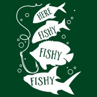 Here Fishy Fishy Fishing Lover Visor