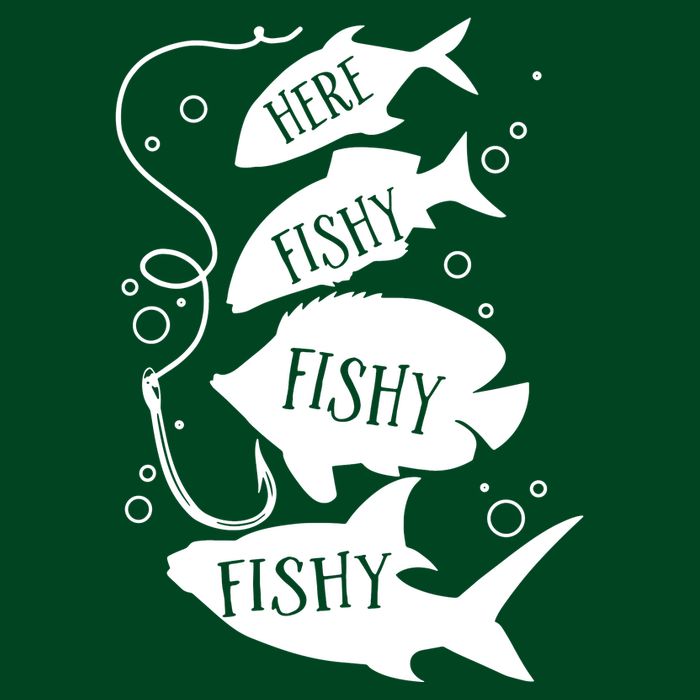 Here Fishy Fishy Fishing Lover Visor