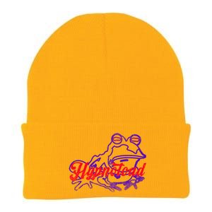 Hypnotoa.d Funny Frog Football Coach Knit Cap Winter Beanie