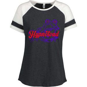 Hypnotoa.d Funny Frog Football Coach Enza Ladies Jersey Colorblock Tee