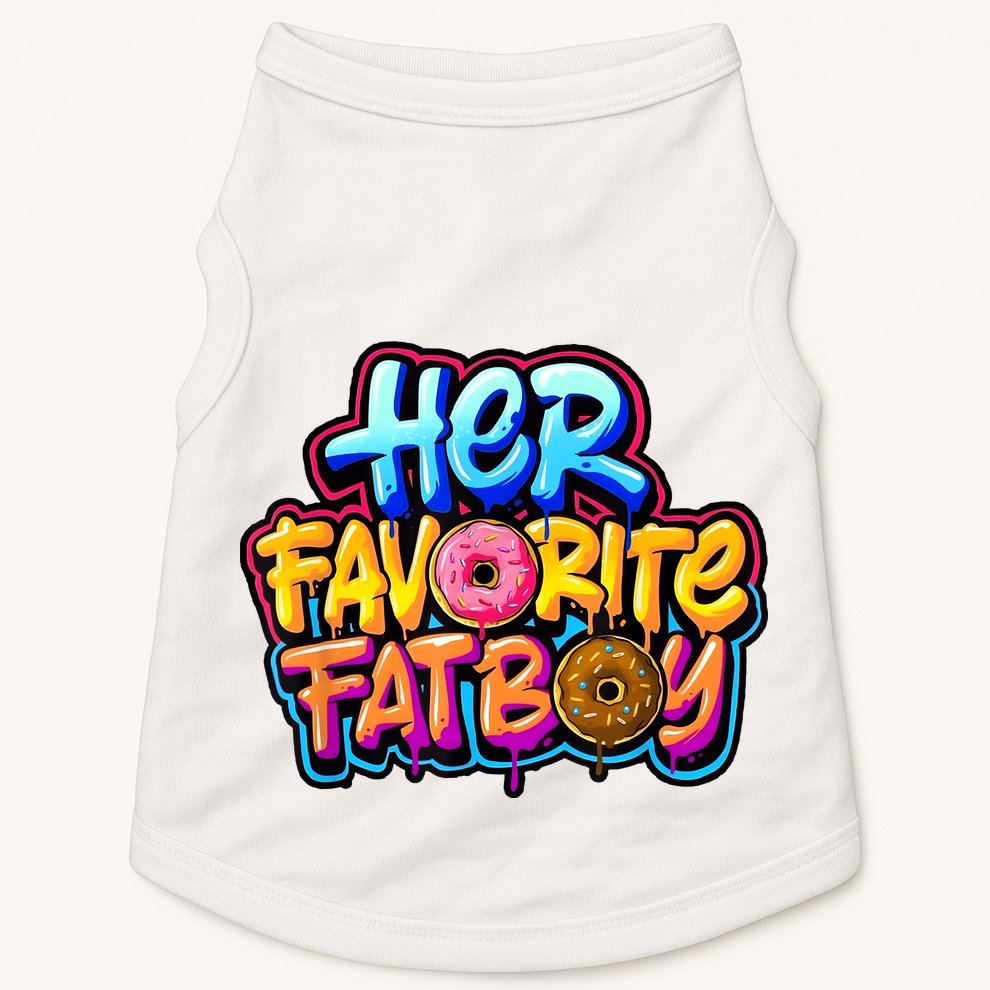 Her Favorite Fatboy Tee Doggie Tank