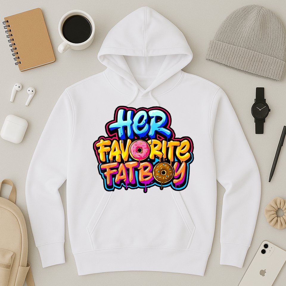Her Favorite Fatboy Tee Hoodie