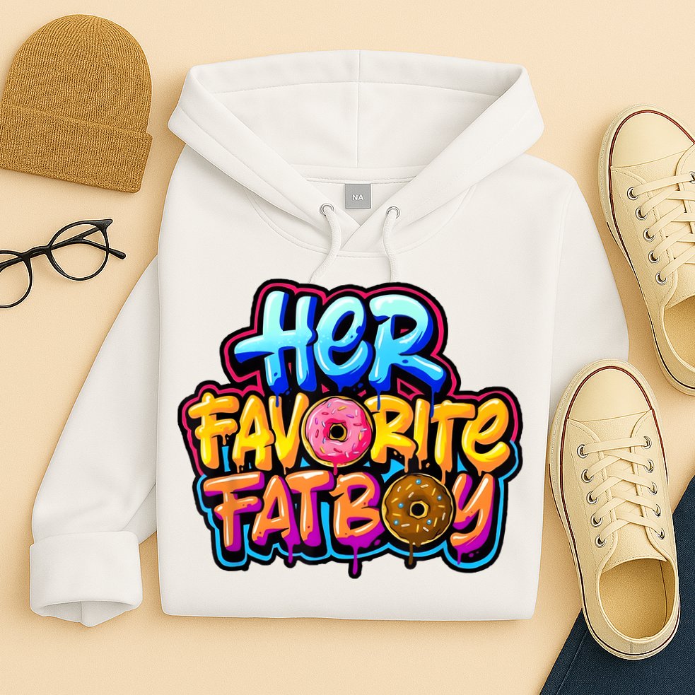 Her Favorite Fatboy Tee Hoodie