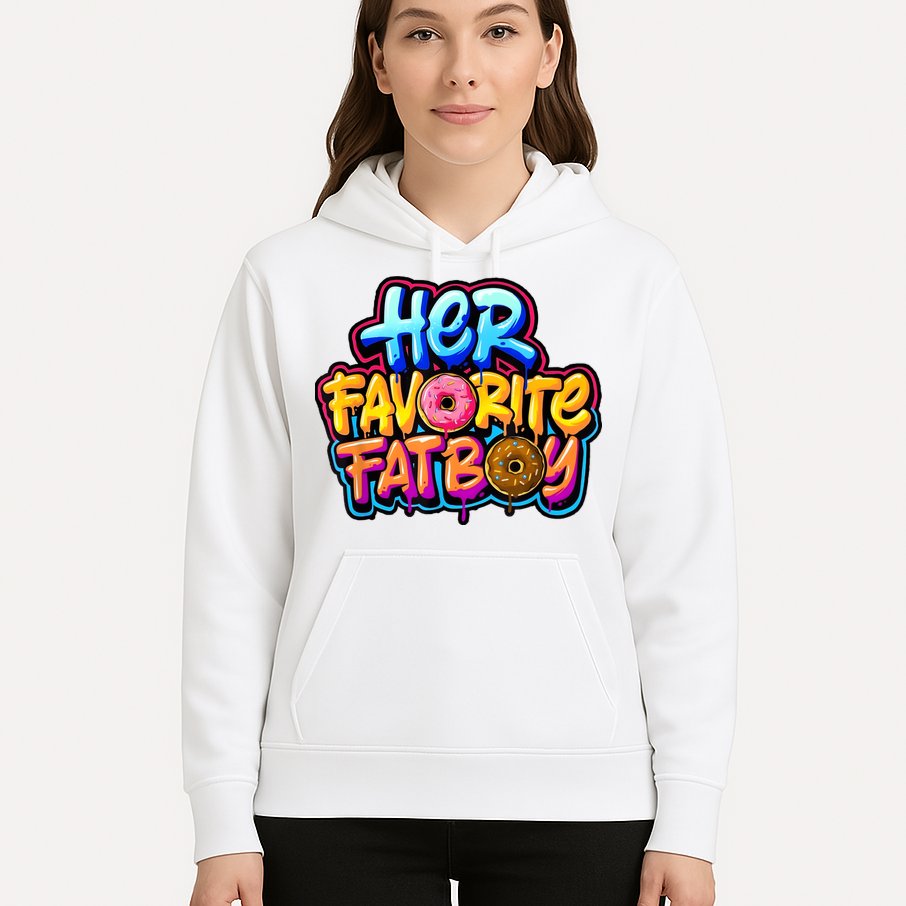 Her Favorite Fatboy Tee Hoodie