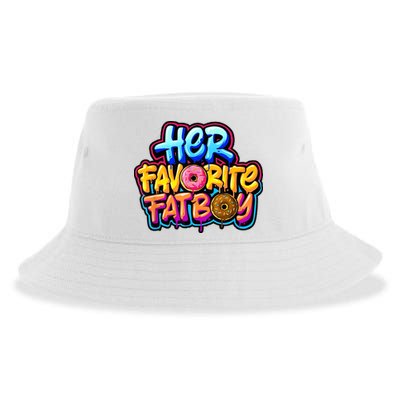 Her Favorite Fatboy Tee Sustainable Bucket Hat