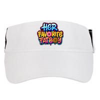 Her Favorite Fatboy Tee Adult Drive Performance Visor