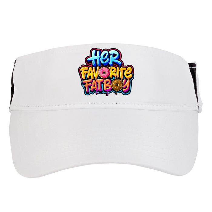 Her Favorite Fatboy Tee Adult Drive Performance Visor