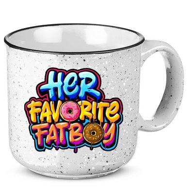 Her Favorite Fatboy Tee 15oz Campfire Ceramic Mug