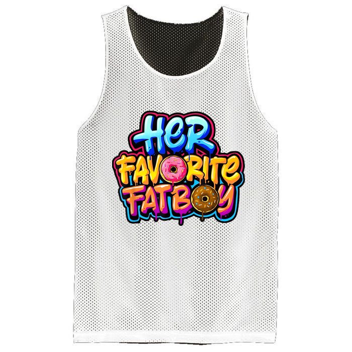 Her Favorite Fatboy Tee Mesh Reversible Basketball Jersey Tank