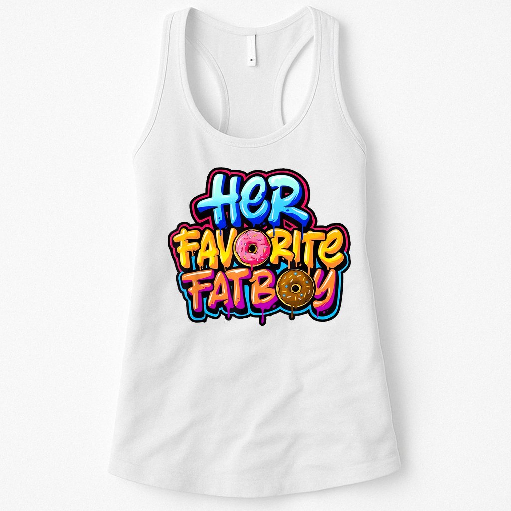 Her Favorite Fatboy Tee Womens Tank Top