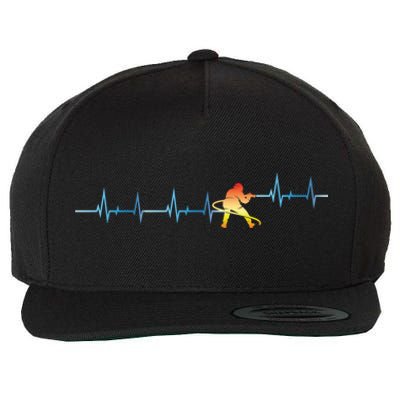 Heartbeat Firefighter Fire Departt Fire Cute Gift Wool Snapback Cap