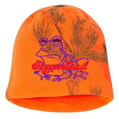 Hypnotoad Funny Frog Football Coach Kati - Camo Knit Beanie