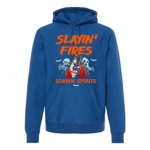 Halloween Firefighter Fire Fire Rescue Departt Ghost Meaningful Gift Premium Hoodie