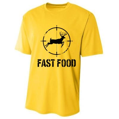 Hunting Fast Food Deer Performance Sprint T-Shirt