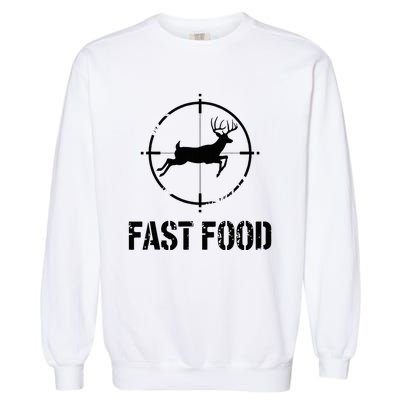 Hunting Fast Food Deer Garment-Dyed Sweatshirt