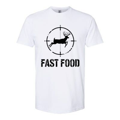 Hunting Fast Food Deer Softstyle CVC T-Shirt