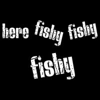 Here Fishy Fishy Fishy Funny Fishing Gift Cooling Performance Crew T-Shirt