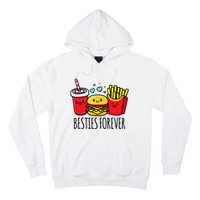 Hamburger French Fries Soda Funny Bff Matching Best Friends Hoodie