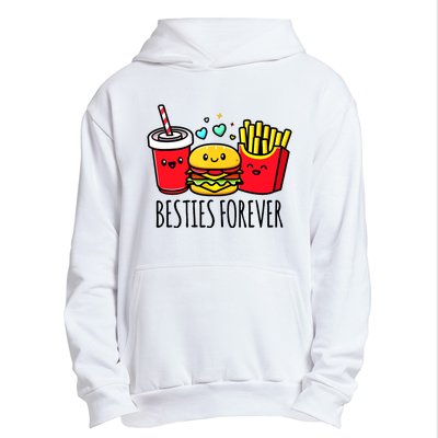 Hamburger French Fries Soda Funny Bff Matching Best Friends Urban Pullover Hoodie