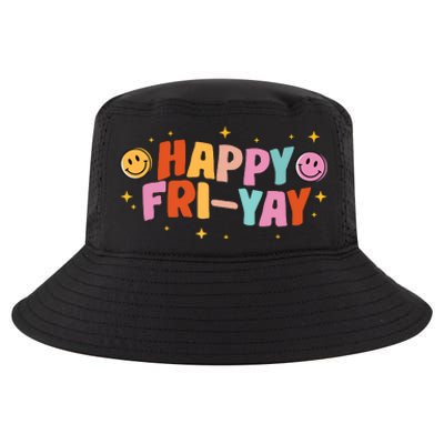 Happy Friyay Friday Lovers Fun Teacher Tgif Cool Comfort Performance Bucket Hat