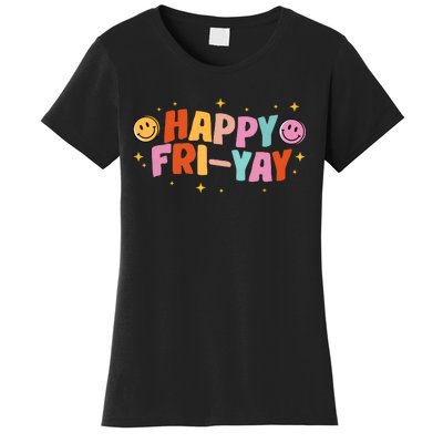 Happy Friyay Friday Lovers Fun Teacher Tgif Women's T-Shirt