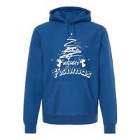 Holiday Funny Fishing Lovers Merry Fishmas Gift Premium Hoodie