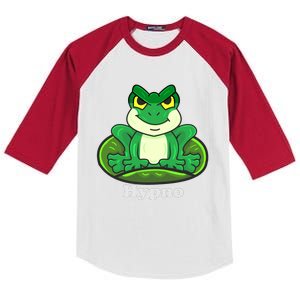 Hypno Funny Frog Football Coach Cute Plus Size, Funny Frog Sayings for Shirts Kids Colorblock Raglan Jersey