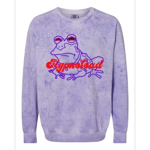 Hypnotoad Funny Frog Football Coach Colorblast Crewneck Sweatshirt