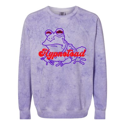 Hypnotoad Funny Frog Football Coach Colorblast Crewneck Sweatshirt