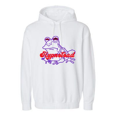 Hypnotoad Funny Frog Football Coach Garment-Dyed Fleece Hoodie