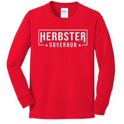 Herbster For Governor Kids Long Sleeve Shirt