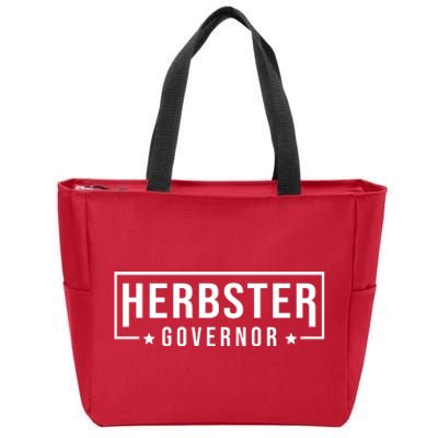 Herbster For Governor Zip Tote Bag