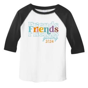 Happy Friends Giving 2024 Friendsgiving 2024 Thanksgiving Gift Toddler Fine Jersey T-Shirt