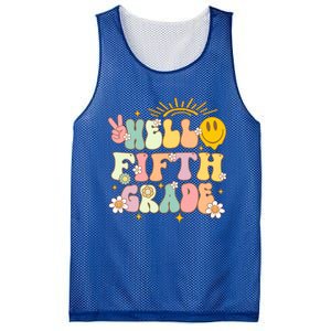 Hello Fifth Grade Eletary 5Th Grade Team Back To School Gift Mesh Reversible Basketball Jersey Tank