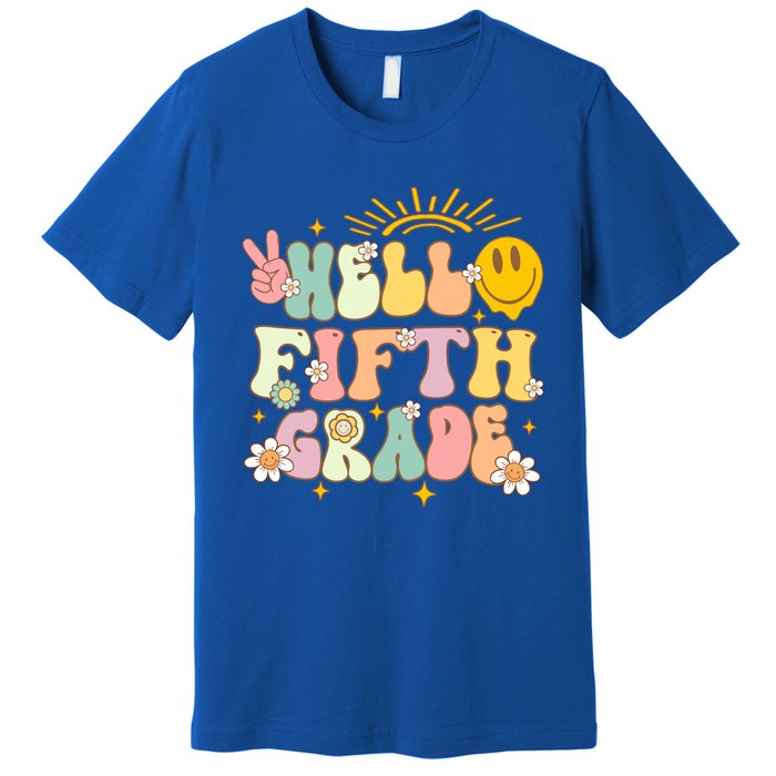 Hello Fifth Grade Eletary 5Th Grade Team Back To School Gift Premium T-Shirt