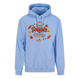 Happy Friends Giving Happy Thanksgiving Turkey Day Great Gift Unisex Surf Hoodie