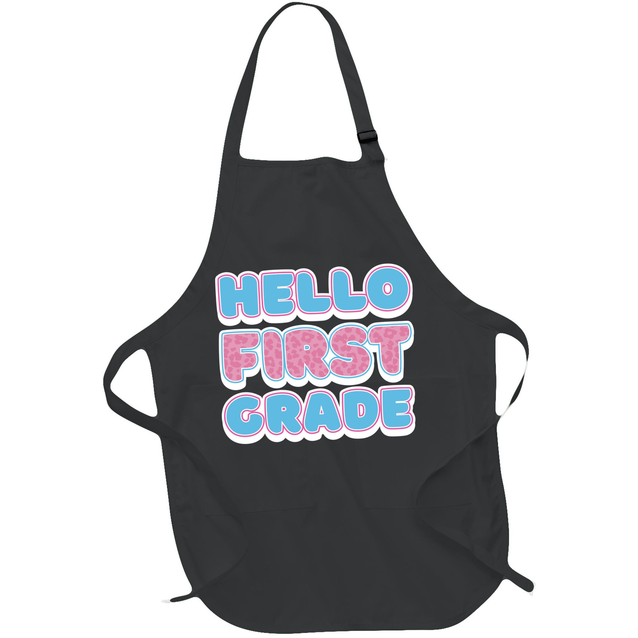 Hello First Grade Back To School Apron