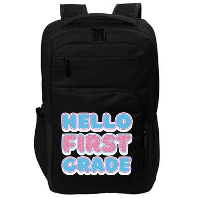 Hello First Grade Back To School Impact Tech Backpack
